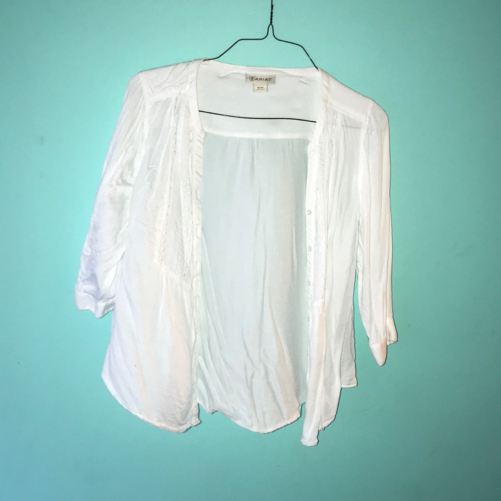 wrangler button up/ cover up